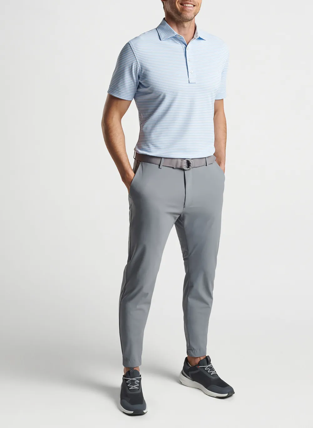 Peter millar mens mood performance mesh polo