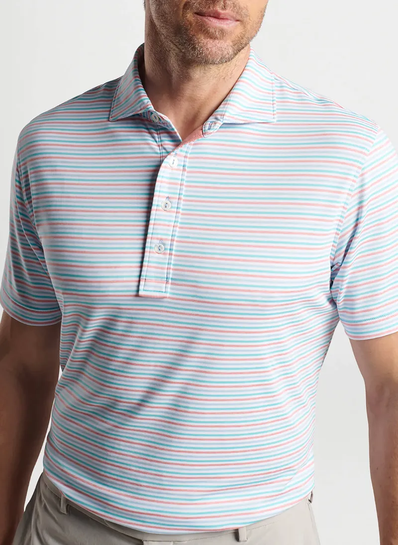 Peter millar striped polo anthem branding corporate sales