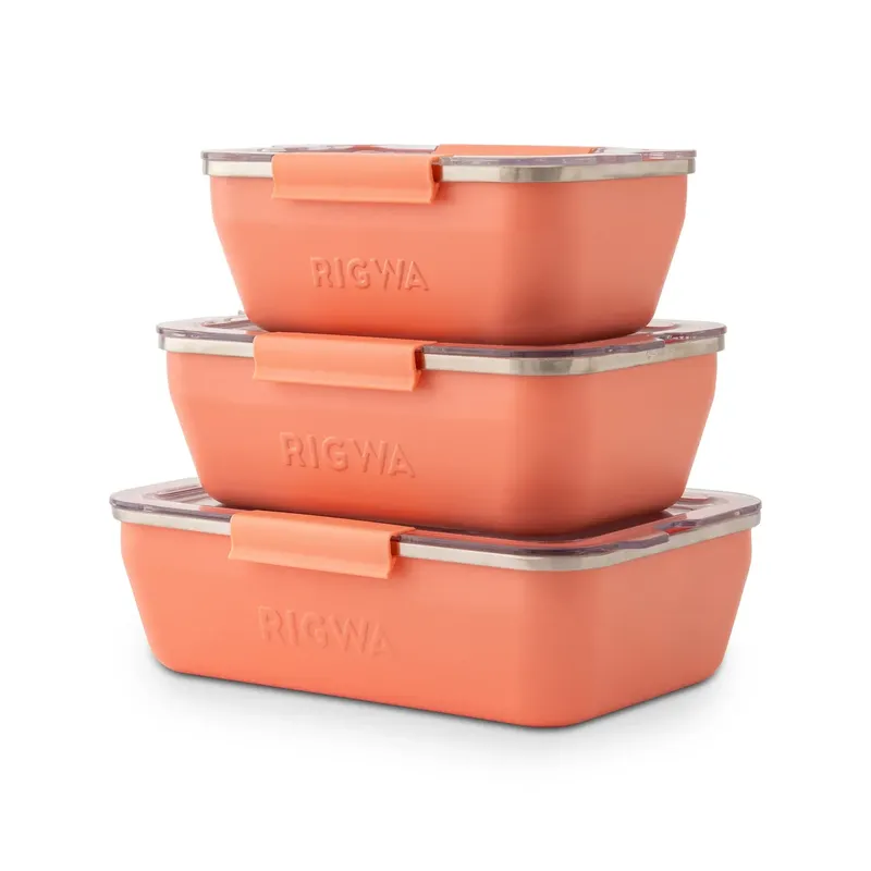Rigwa travel lunch box coral by anthem branding