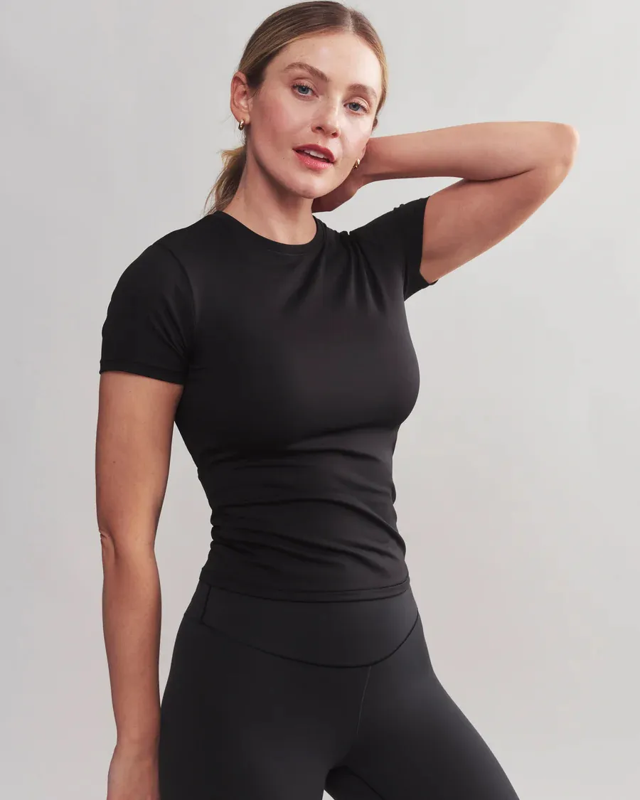 Rhone Ultimate Layer Tee Black corporate sales by anthem branding