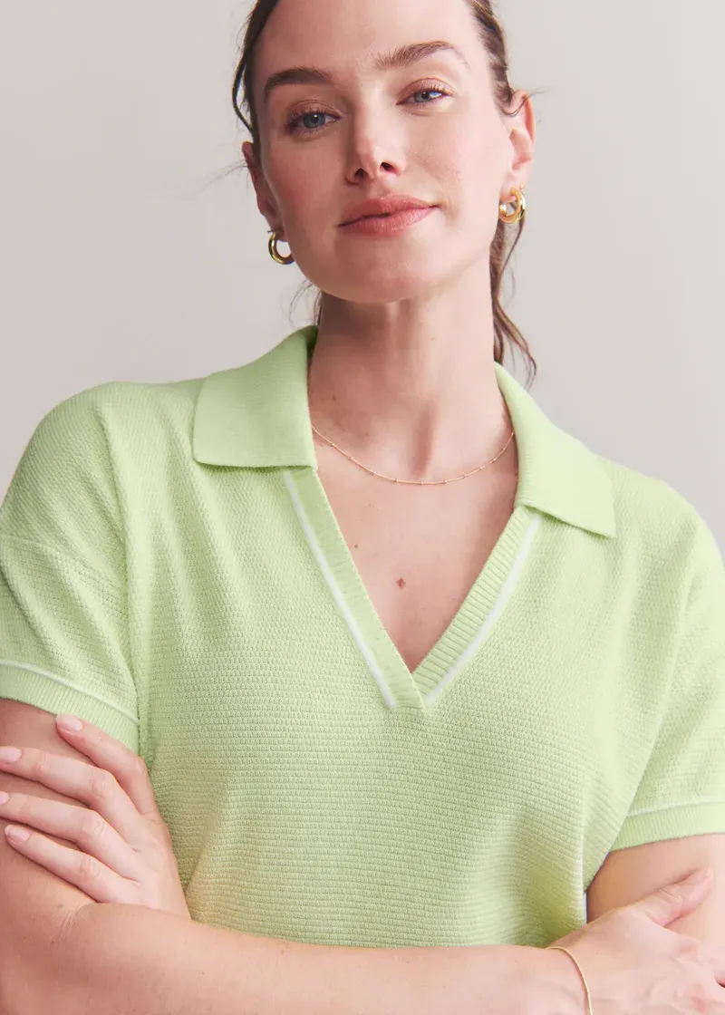 Birdie Sweater Polo Lime Zest 0104 1000x