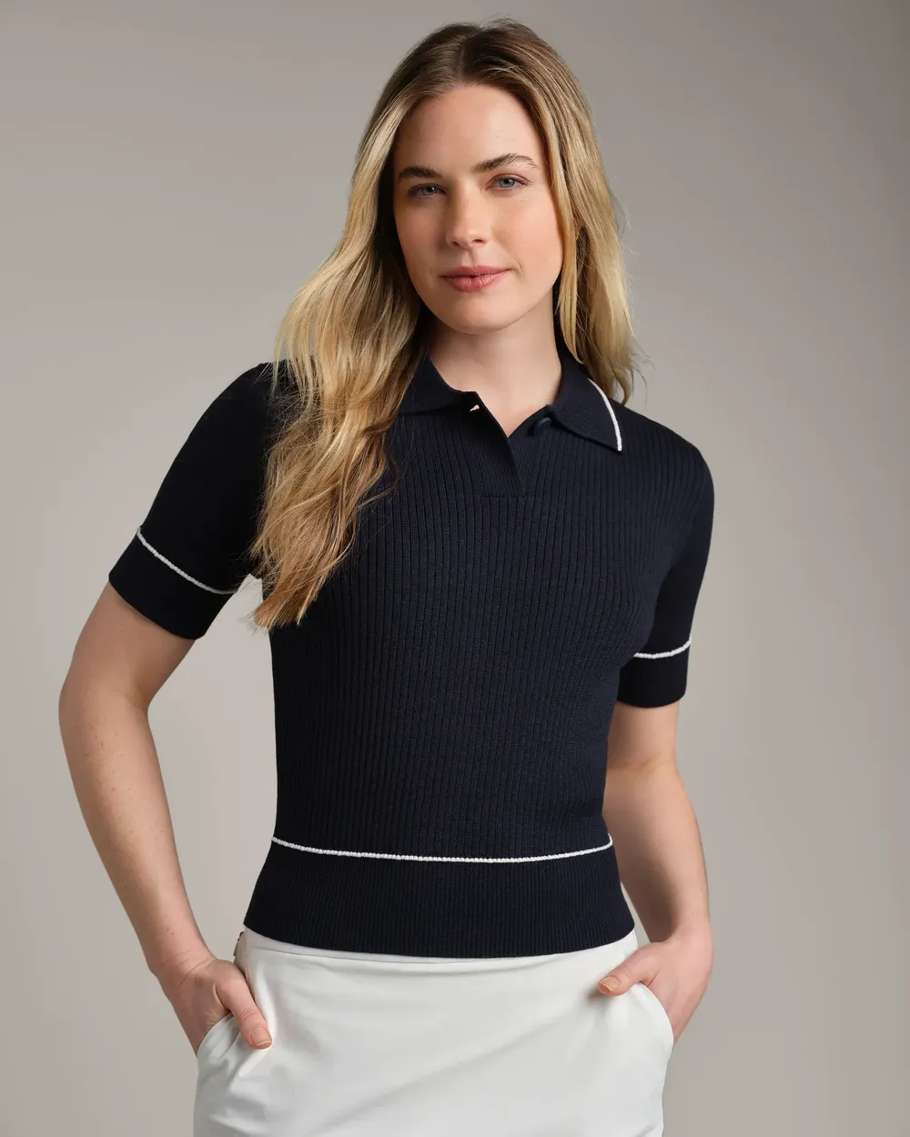 Rhone womens Birdie Sweater Polo by anthem branding