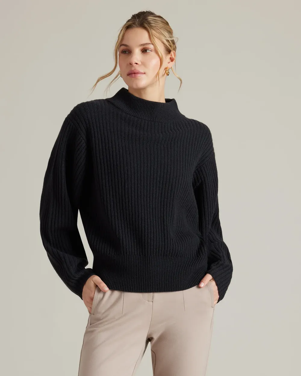 Rhone womens Cashmere Blend Rib Sweater by anthem branding