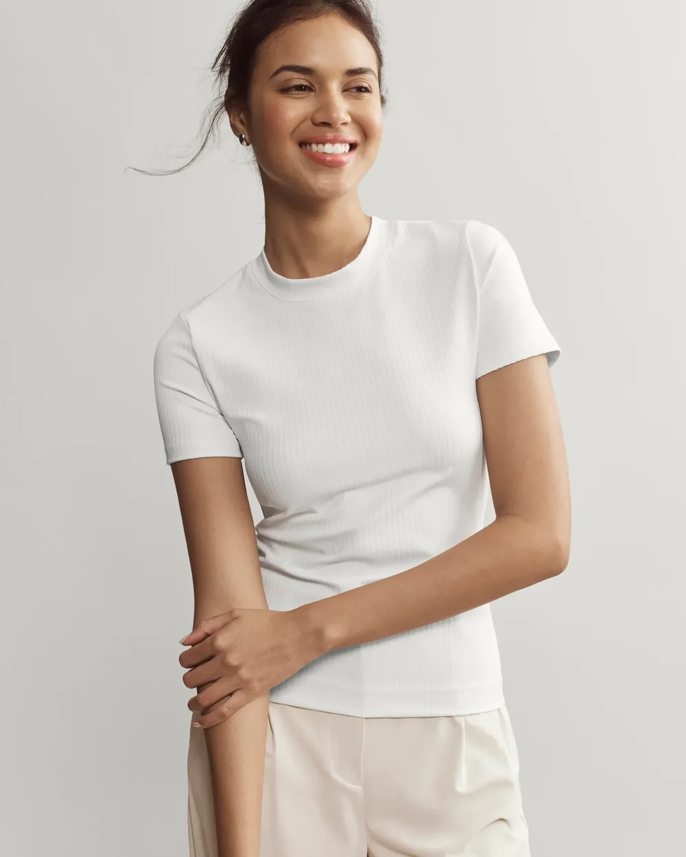 Rhone womens Modern Rib Tee by anthem branding