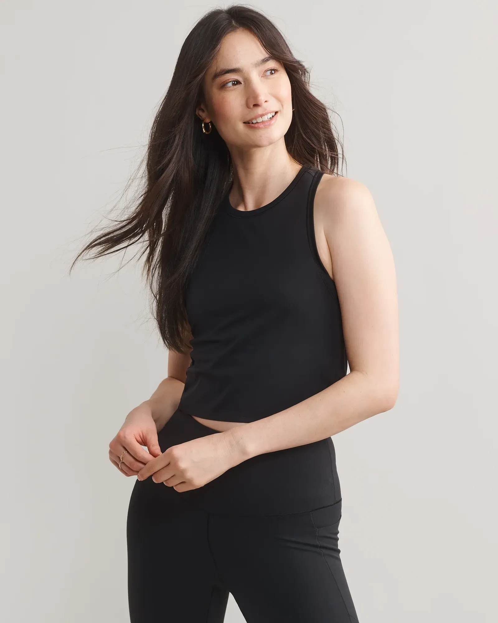Rhone womens Serene Fitted Tank by anthem branding