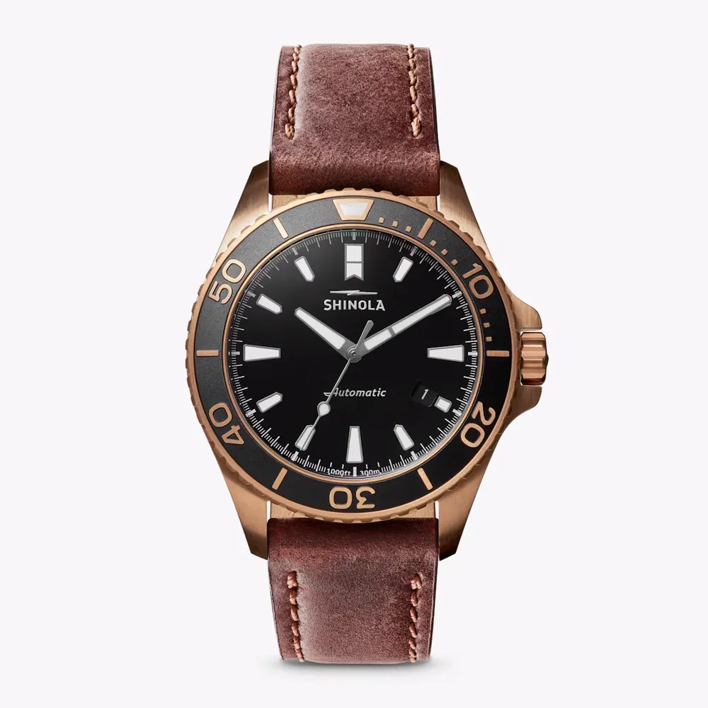Shinola The Bronze Monster Automatic 43mm corporate sales by anthem branding