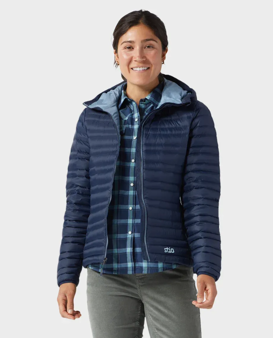 Stio womens Pinion Down Hooded by anthem branding