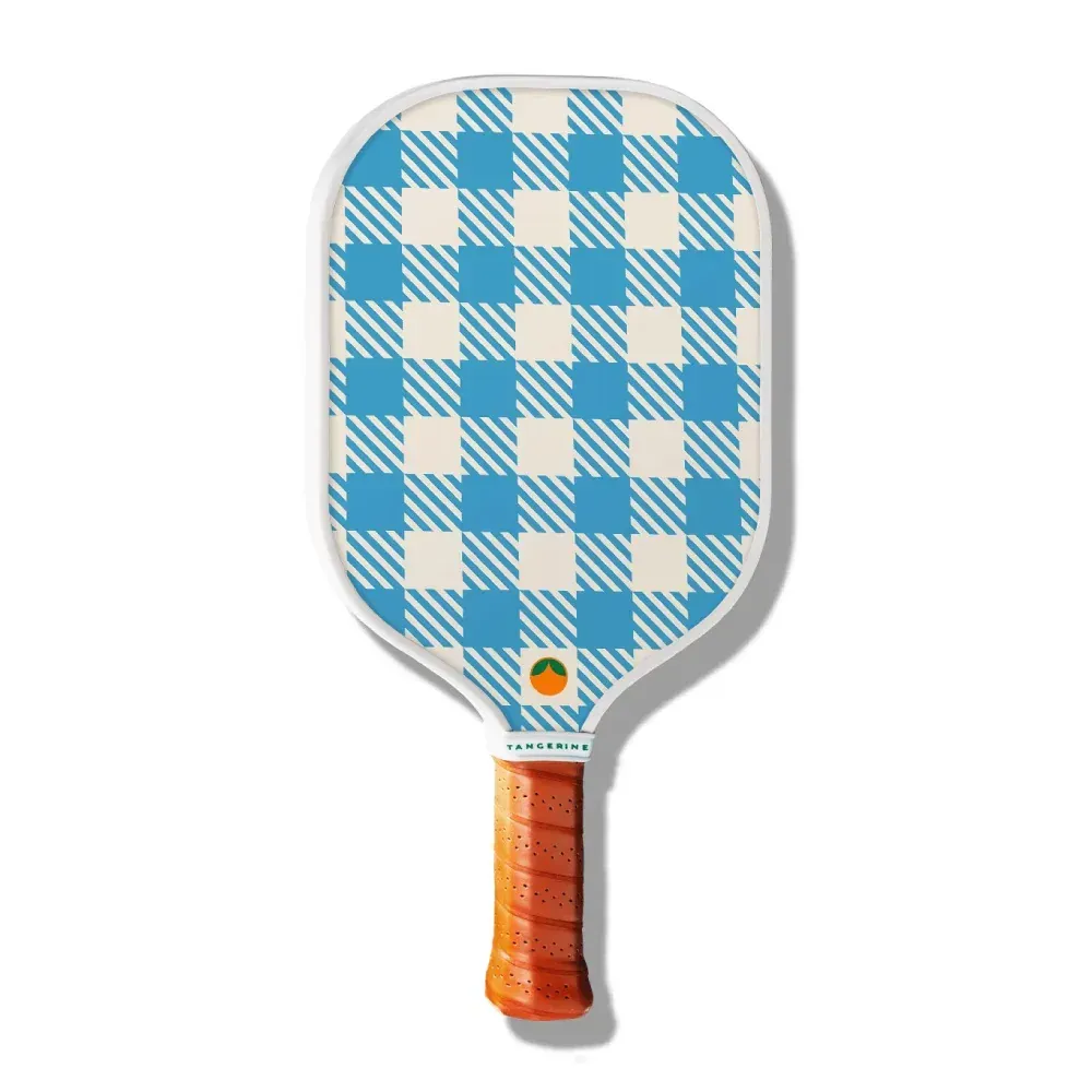 Block island tangerine pickleball paddle by anthem branding