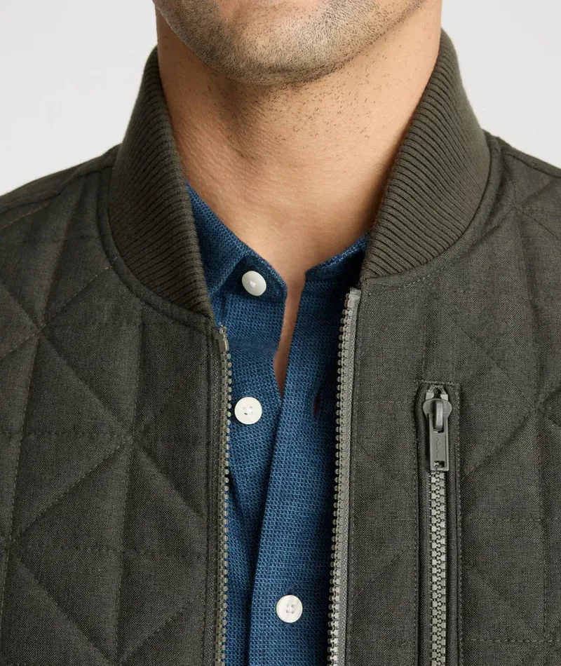 HARPER UNTUCKIT 41895 Dgy SOLID VEST PEAT 3
