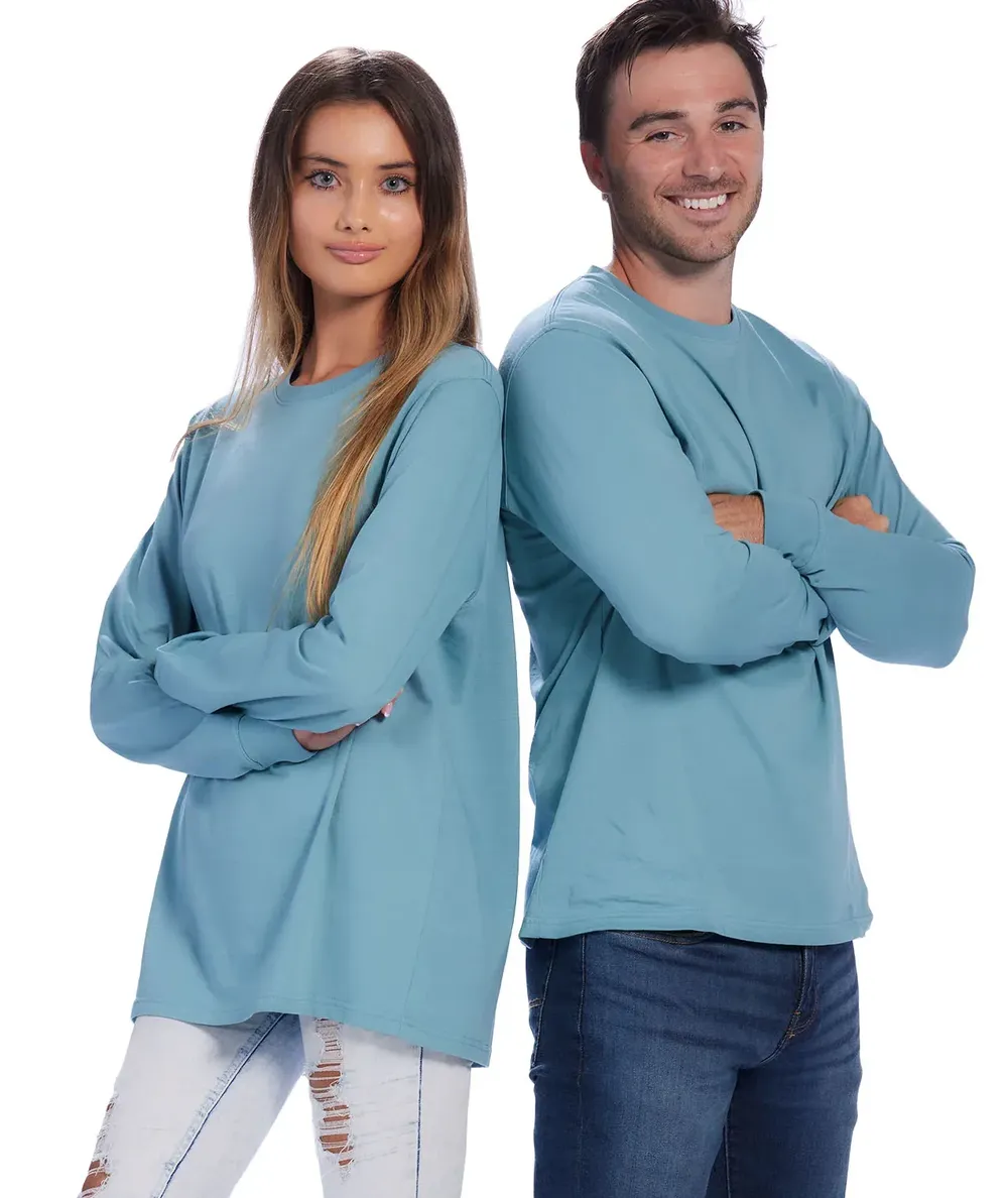 Long sleeve tees us apparel by us apparel by anthem branding 1