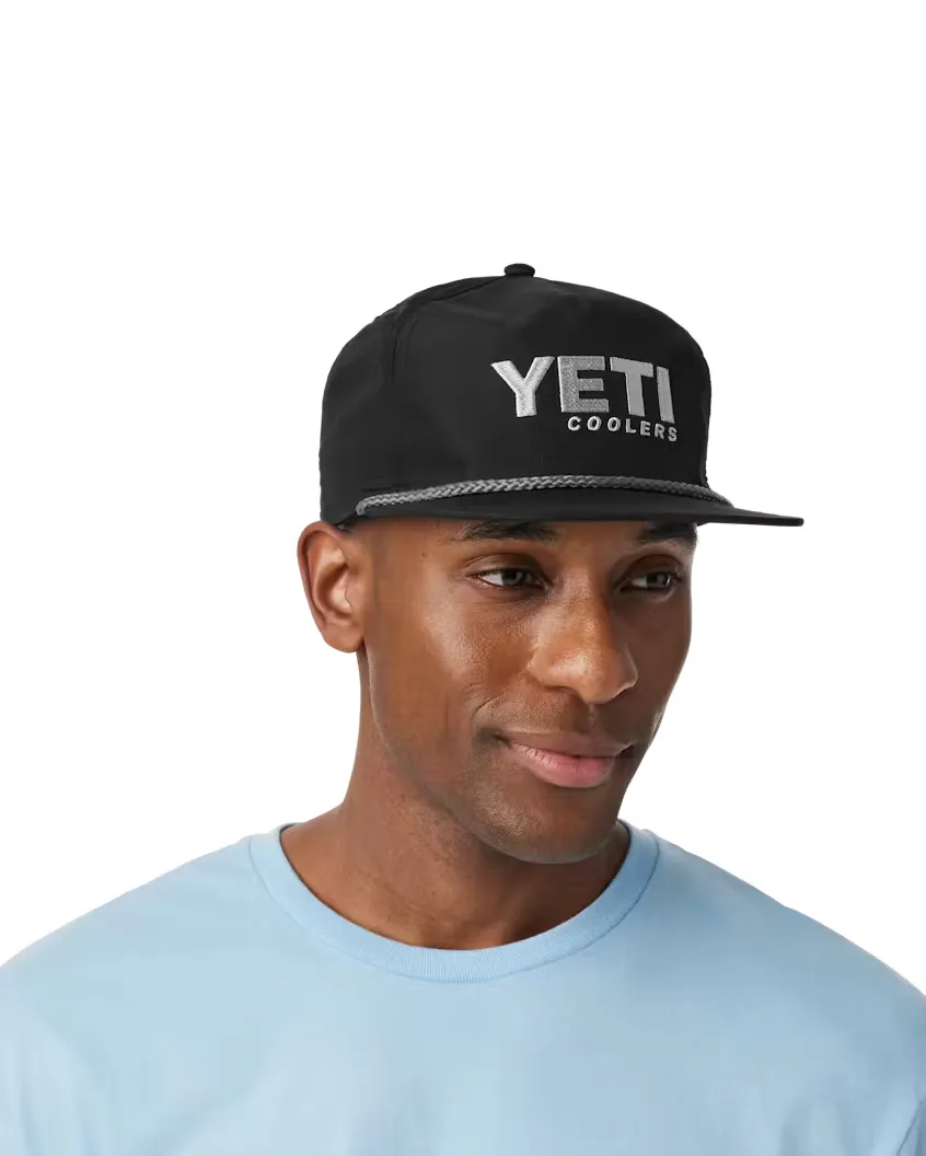Yeti 5 panel hat with rope by anthem branding