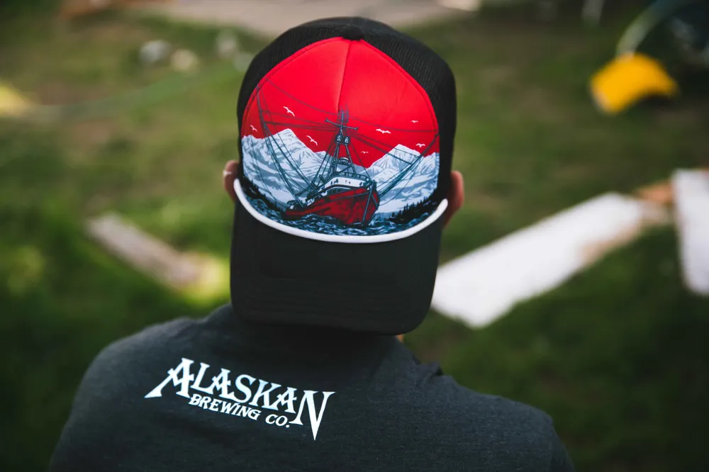 Anthem Branding Alaskan Brewing Tshirt Trucker hat