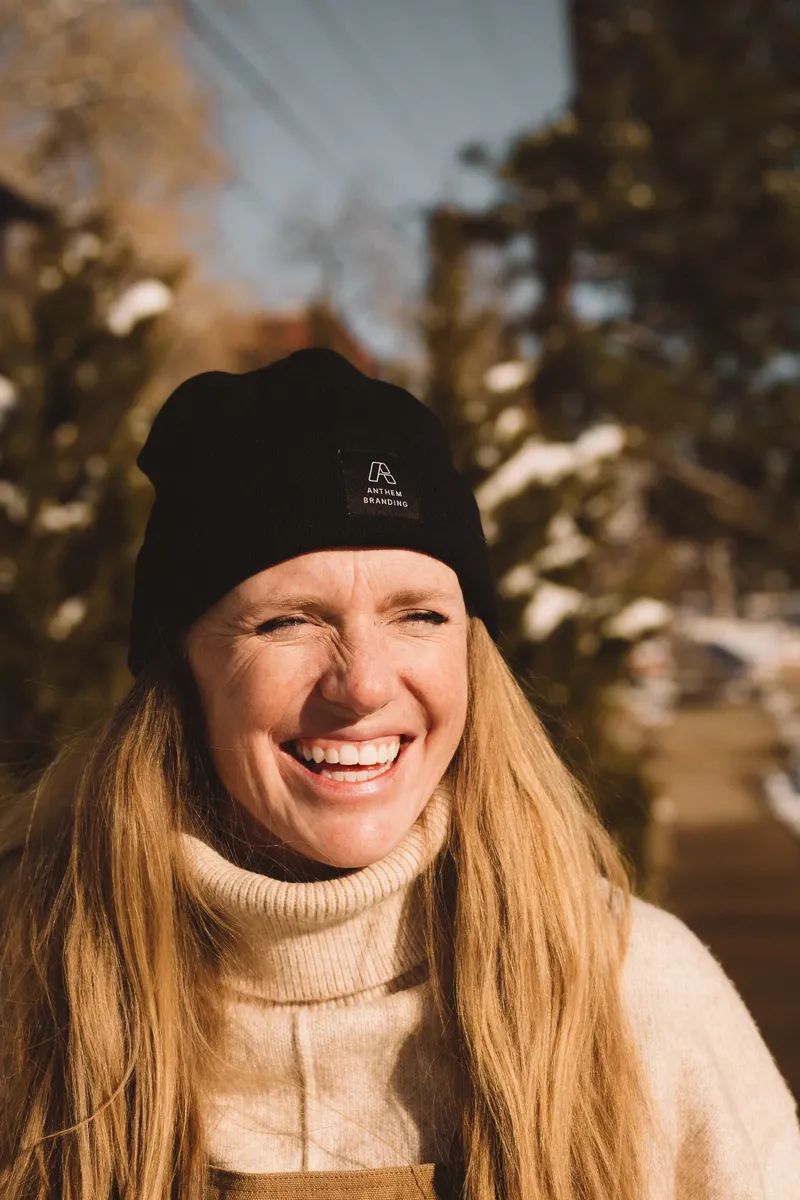Black Custom Beanie by Anthem Branding