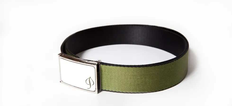 Custom aspen belt Snowmass Village anthem branding