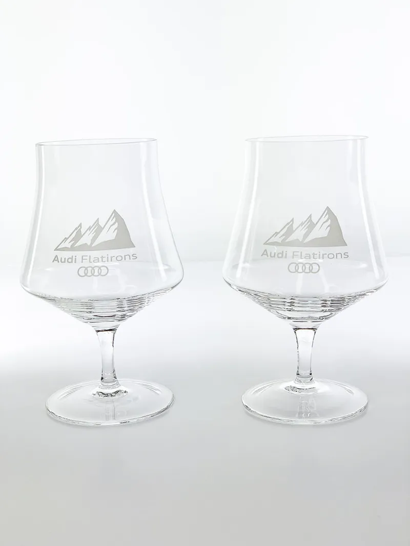 Audi Flatirons custom glass by anthem branding
