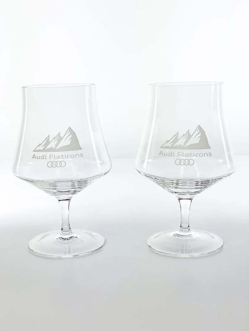Audi Flatirons custom glass by anthem branding
