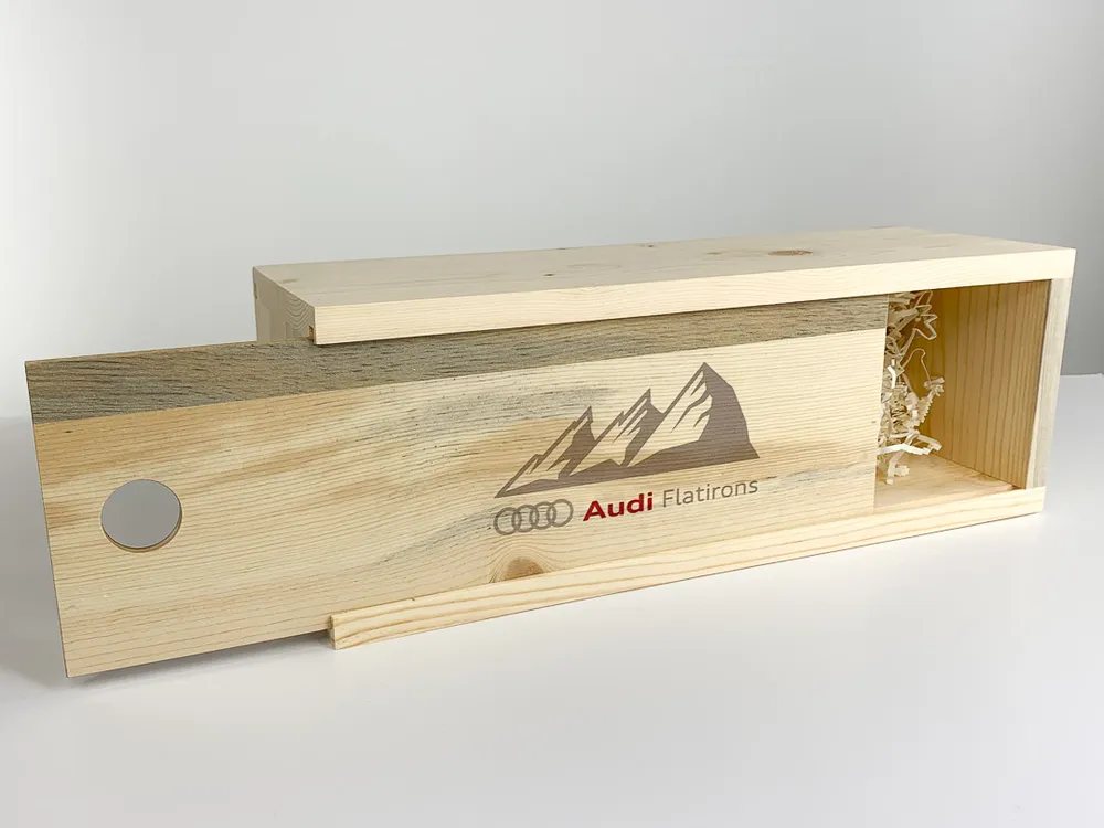 Audi flatirons winebox by anthem branding