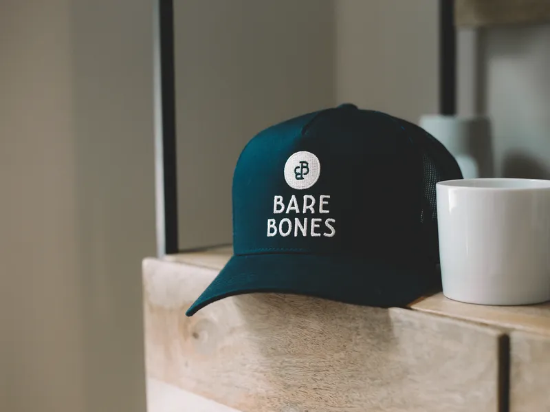 Bare Bones Brtoh Curved Brim Trucker Hats