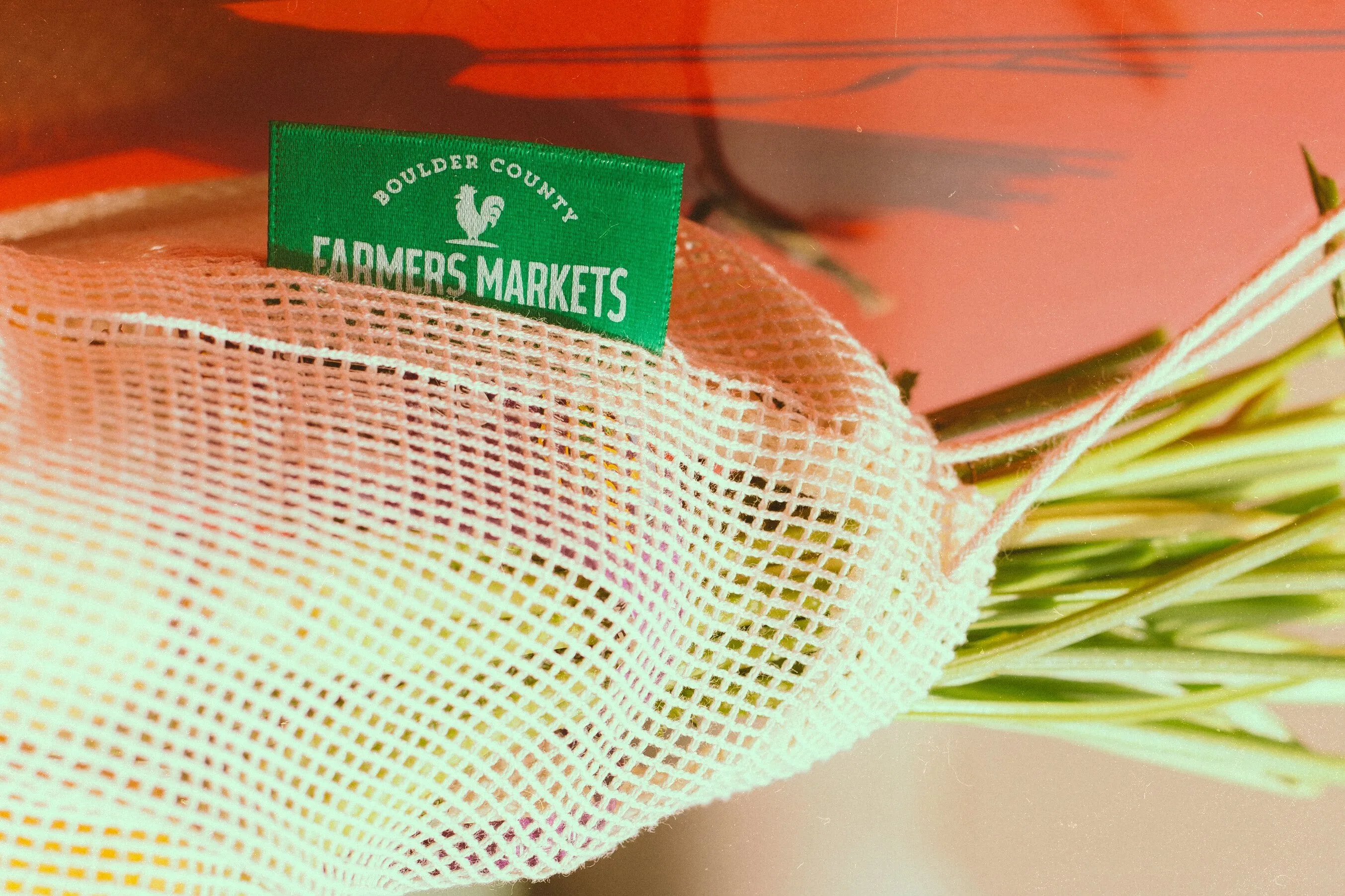 Boulder County Farmers Market produce bag by Anthem Branding