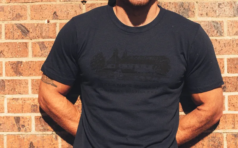 Bushmills Irish Whiskey Navy Blue Shirt by Anthem Branding 3