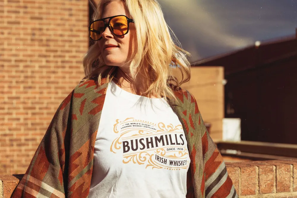 Bushmills Irish Whiskey White T Shirt by Anthem Branding 1