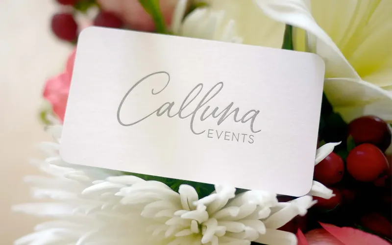 Calluna Events Business Cards by Anthem Branding