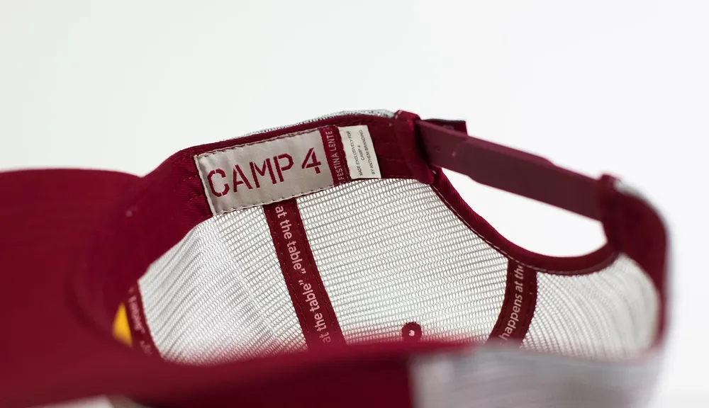 Trucker Hats Interior for Camp 4 Wine Cafe by Anthem Branding
