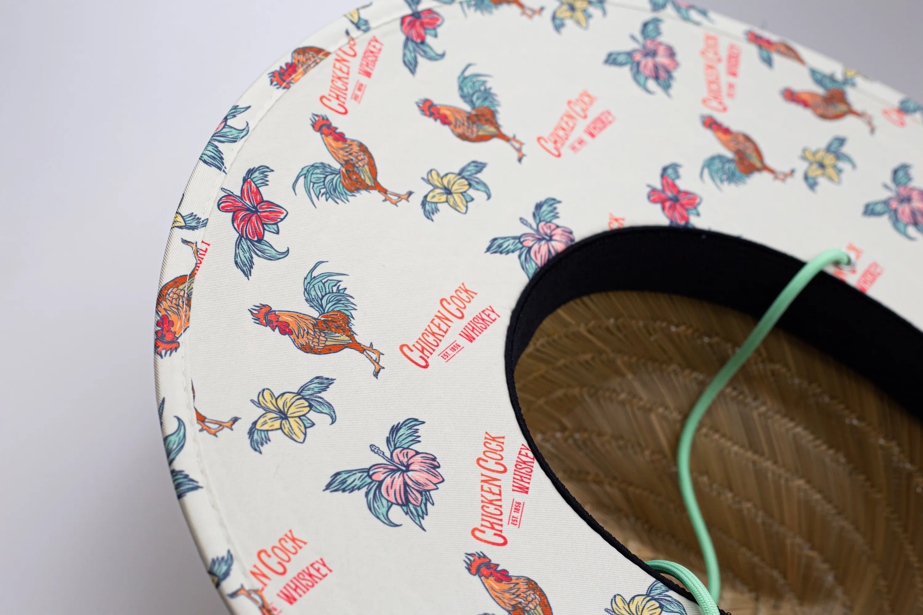 Chicken cock whiskey straw hat by anthem branding 3