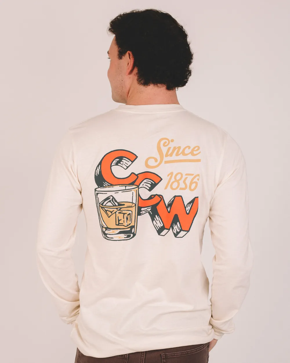 Chicken cock whiskey long sleeve tee by anthem branding 4