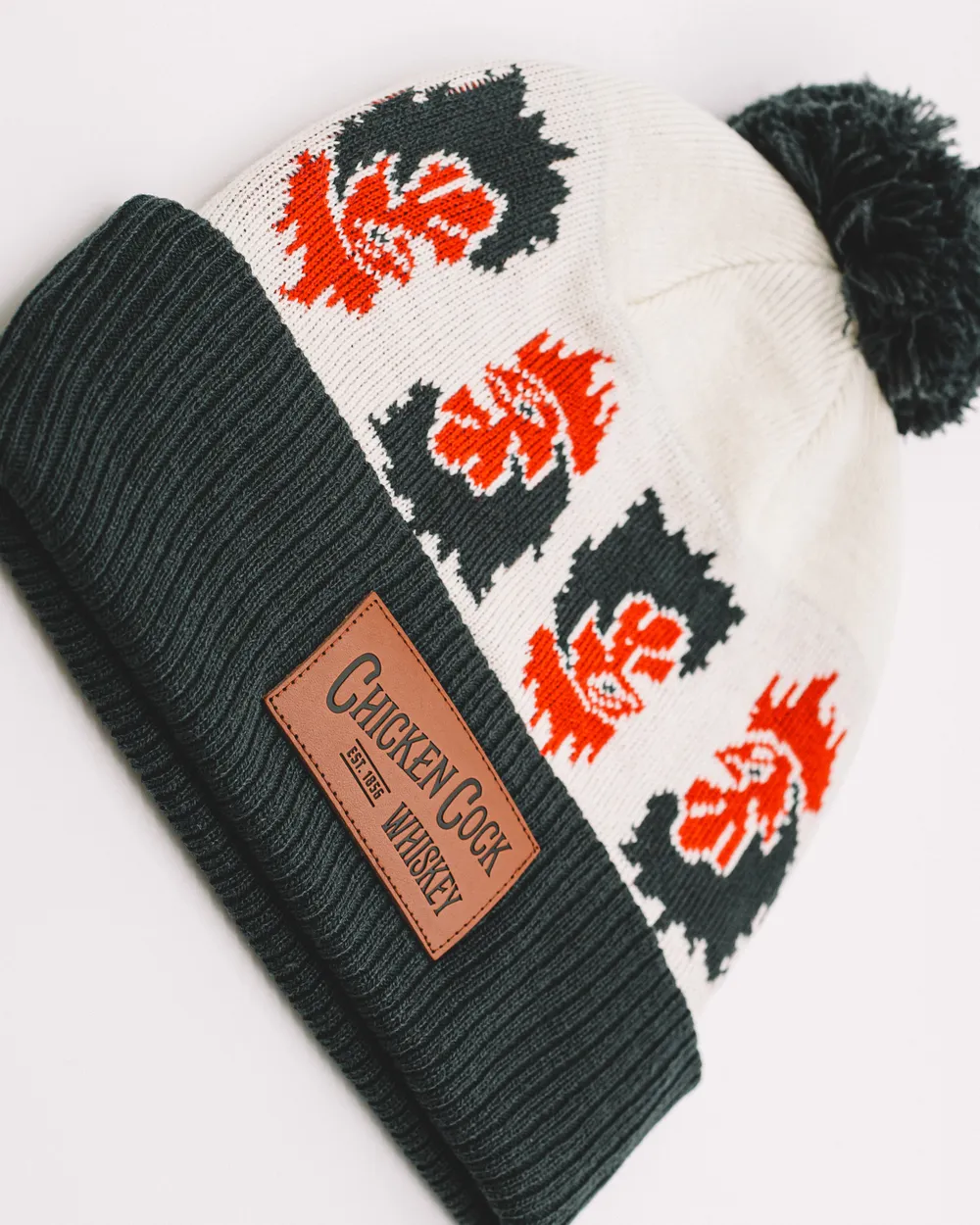 Chicken cock whiskey custom beanies by anthem branding 6
