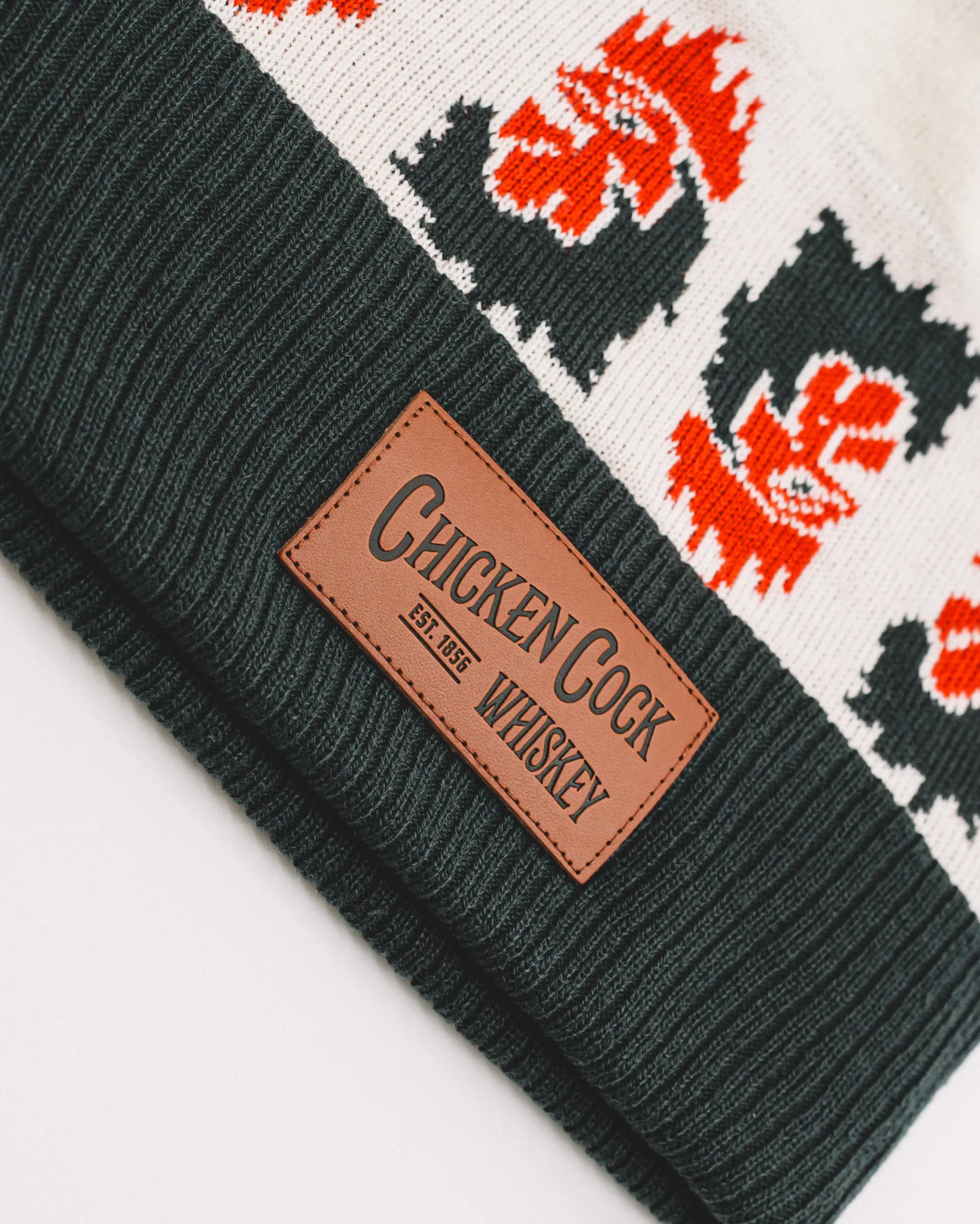 Chicken cock whiskey custom beanies by anthem branding 7