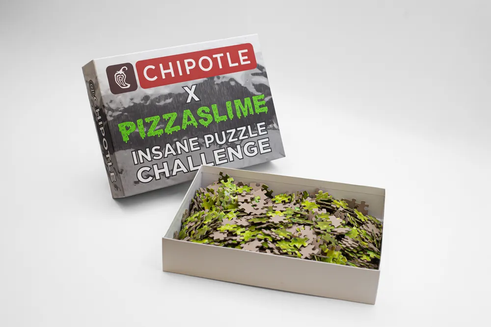 Chipotle puzzle slime insane puzzle challenge unique items by anthem branding 2