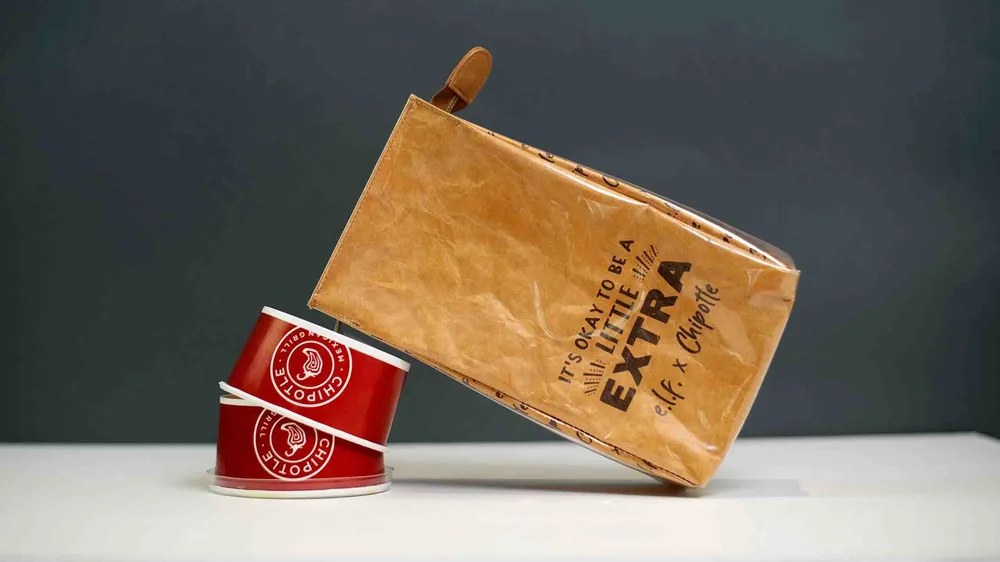 Chipotle elf makeup bag by anthem branding