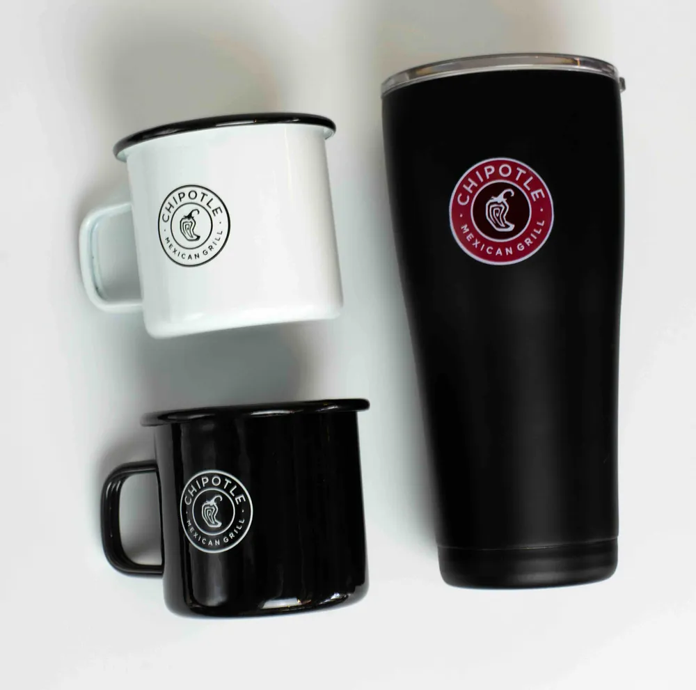 Chipotle mugs anthem branding