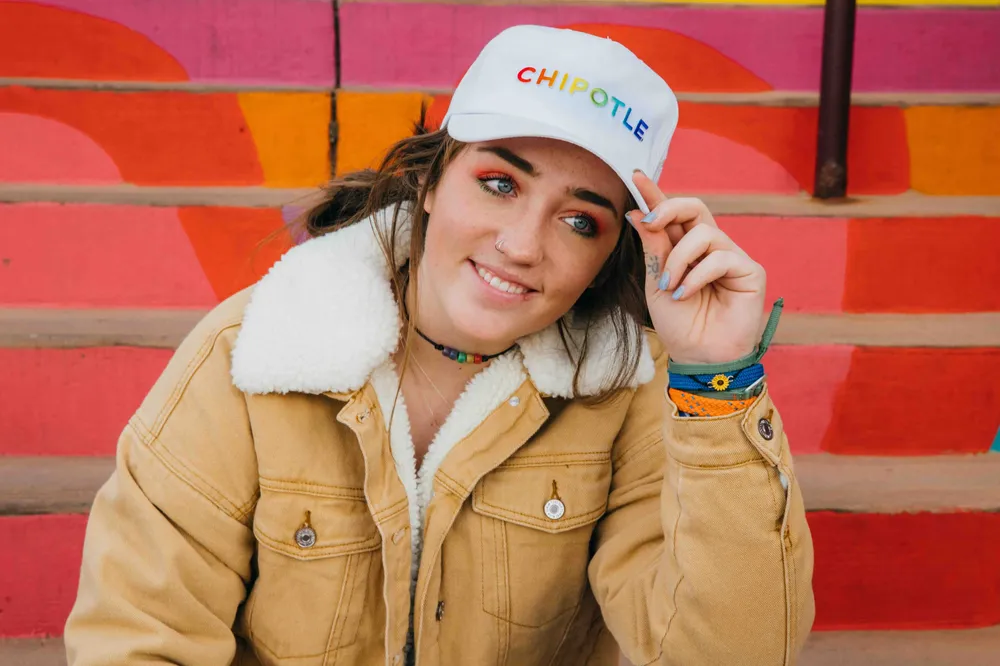 Chipotle pride hat by anthem branding