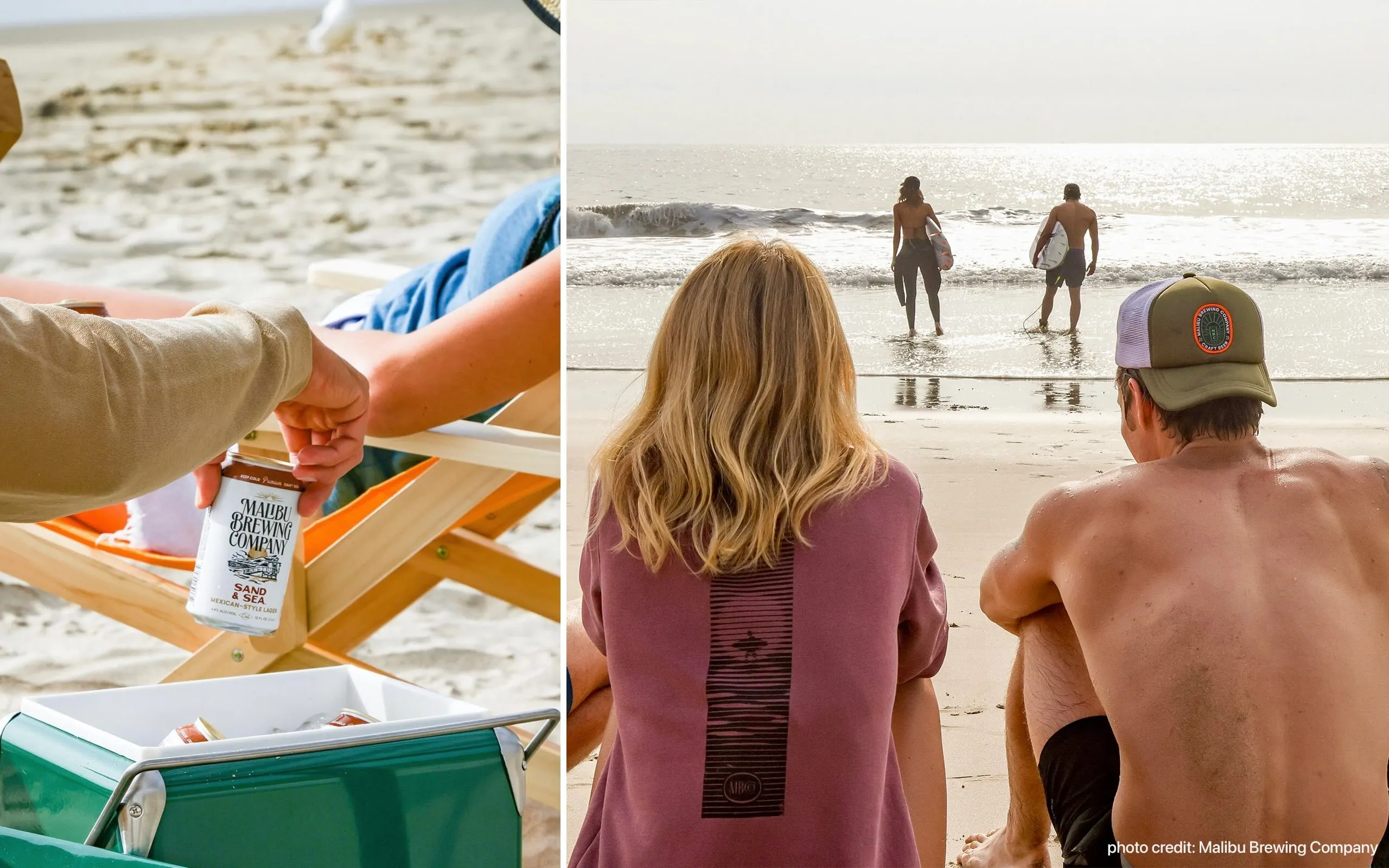 Malibu Brewing Co beach Lifestyle mechandise by anthem branding