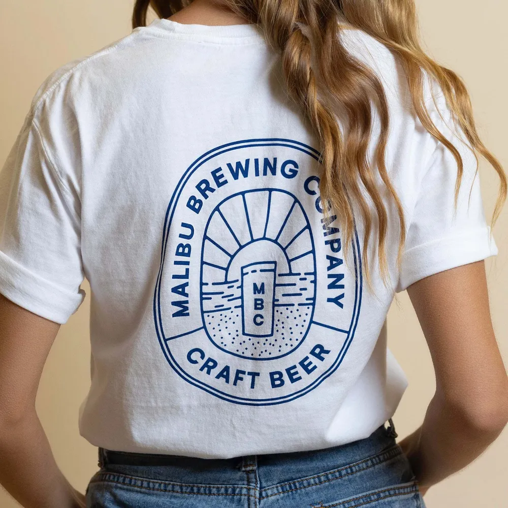 Malibu brewing t shirt by anthem branding