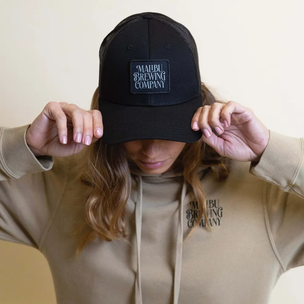 MBC trucker hat black by anthem branding
