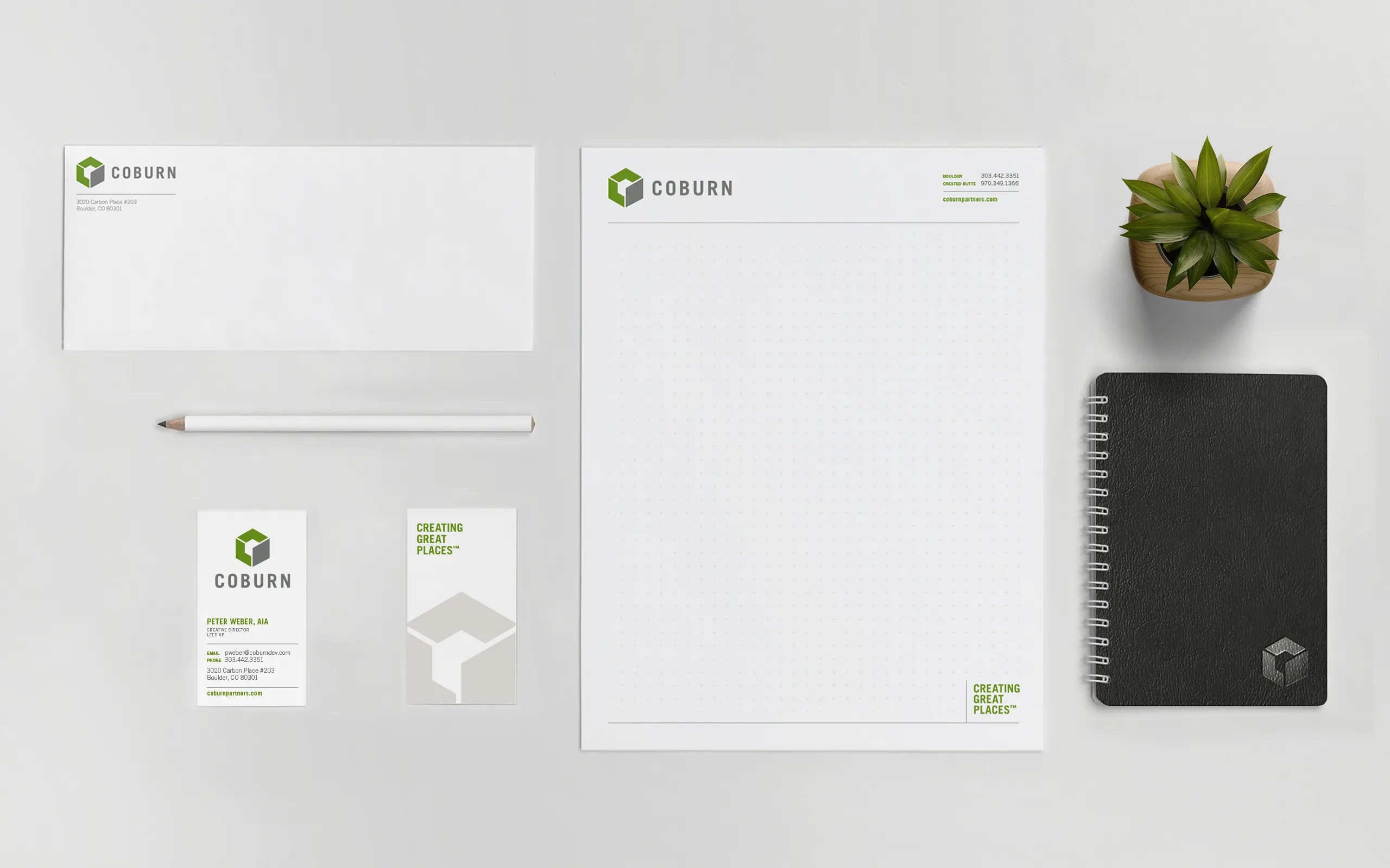 Coburn Partners Company Stationery by Anthem Branding