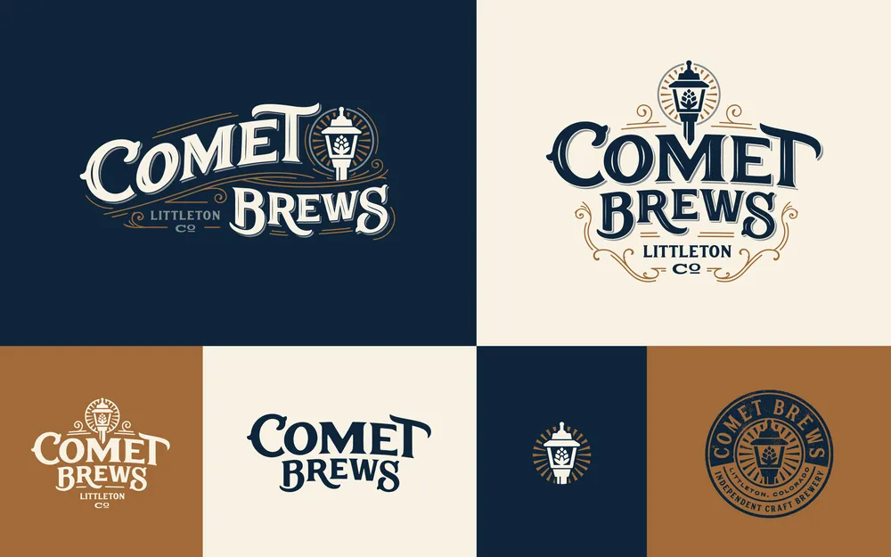 Comet Brews Logo System