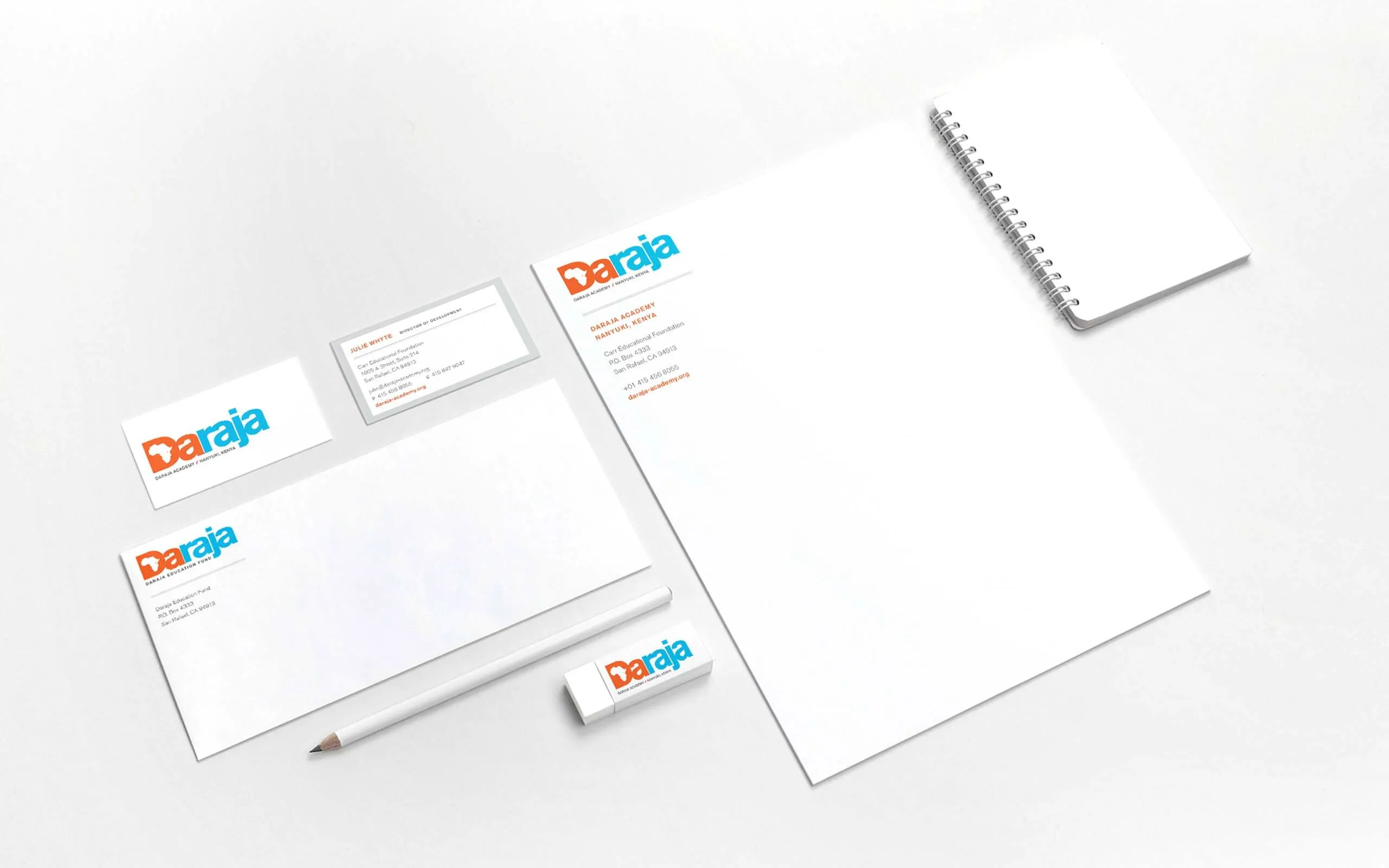 Daraja stationary anthem branding