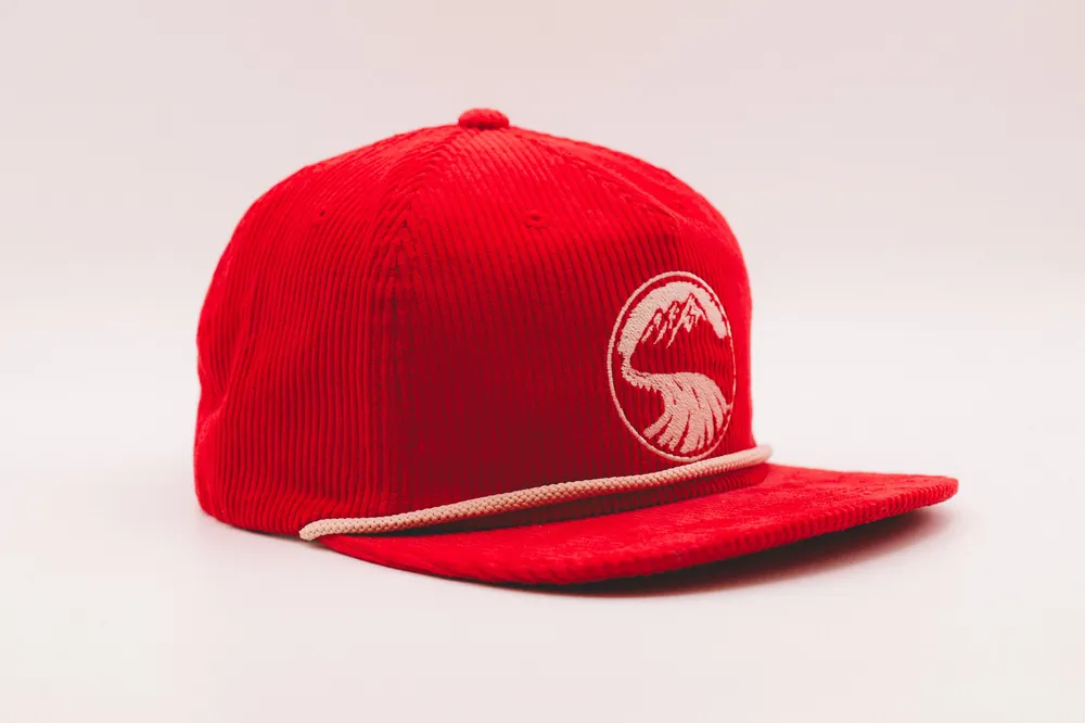 Deschutes brewery mt bachelor powdr corduroy hats by anthem branding 2