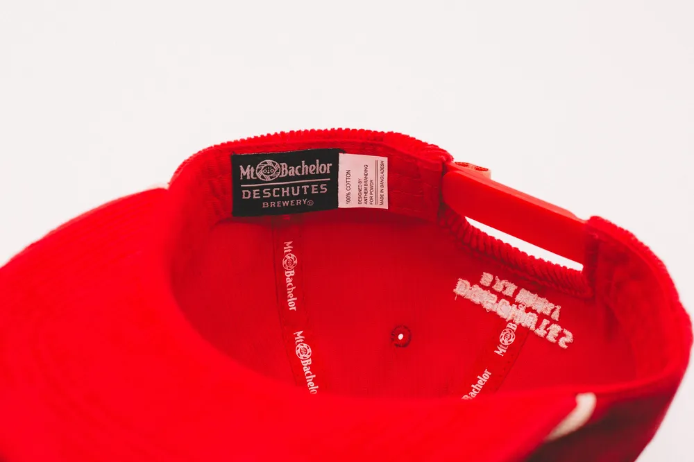 Deschutes brewery mt bachelor powdr corduroy hats by anthem branding 4