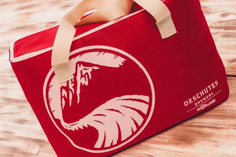 Deschutes brewery mt bachelor powder cooler bags by anthem branding 2