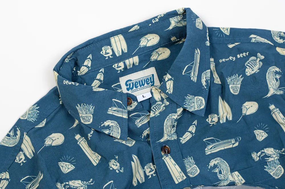 Dewey beer party shirt by anthem branding 2