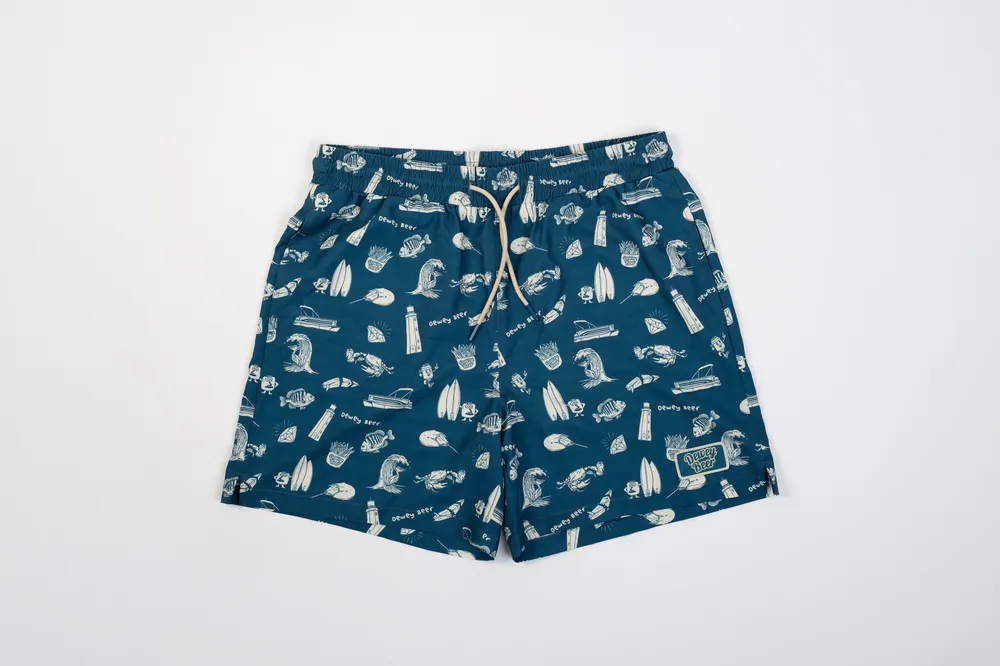Dewey beer shorts by anthem branding