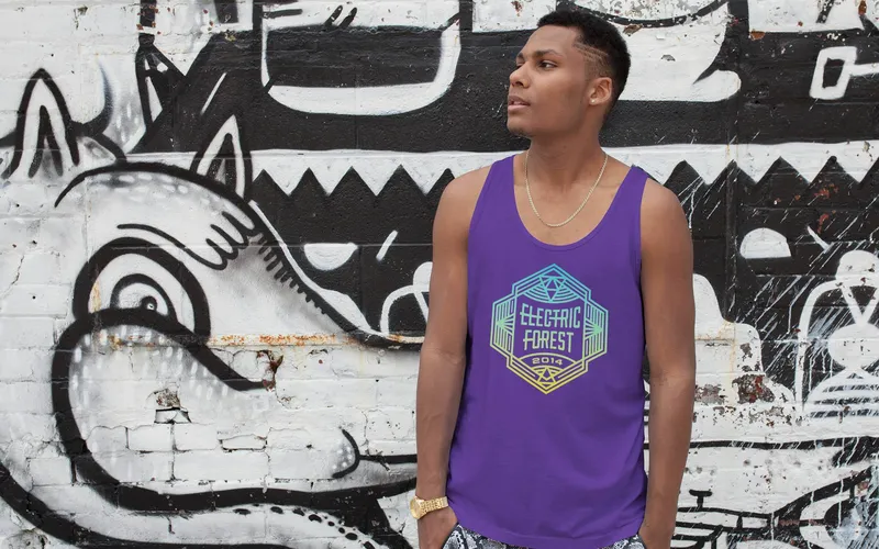 Electric Forest Mens Tank anthem branding