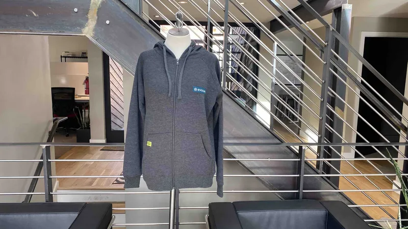 Custom evolve vacation rental hoodies in Denver anthem branding Denver