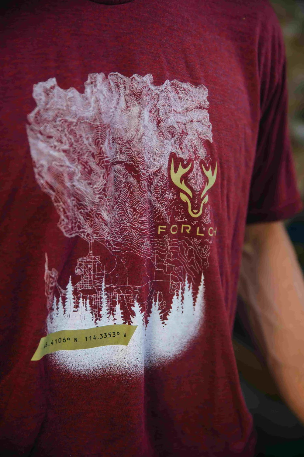Custom screen printed forloh t shirt anthem branding
