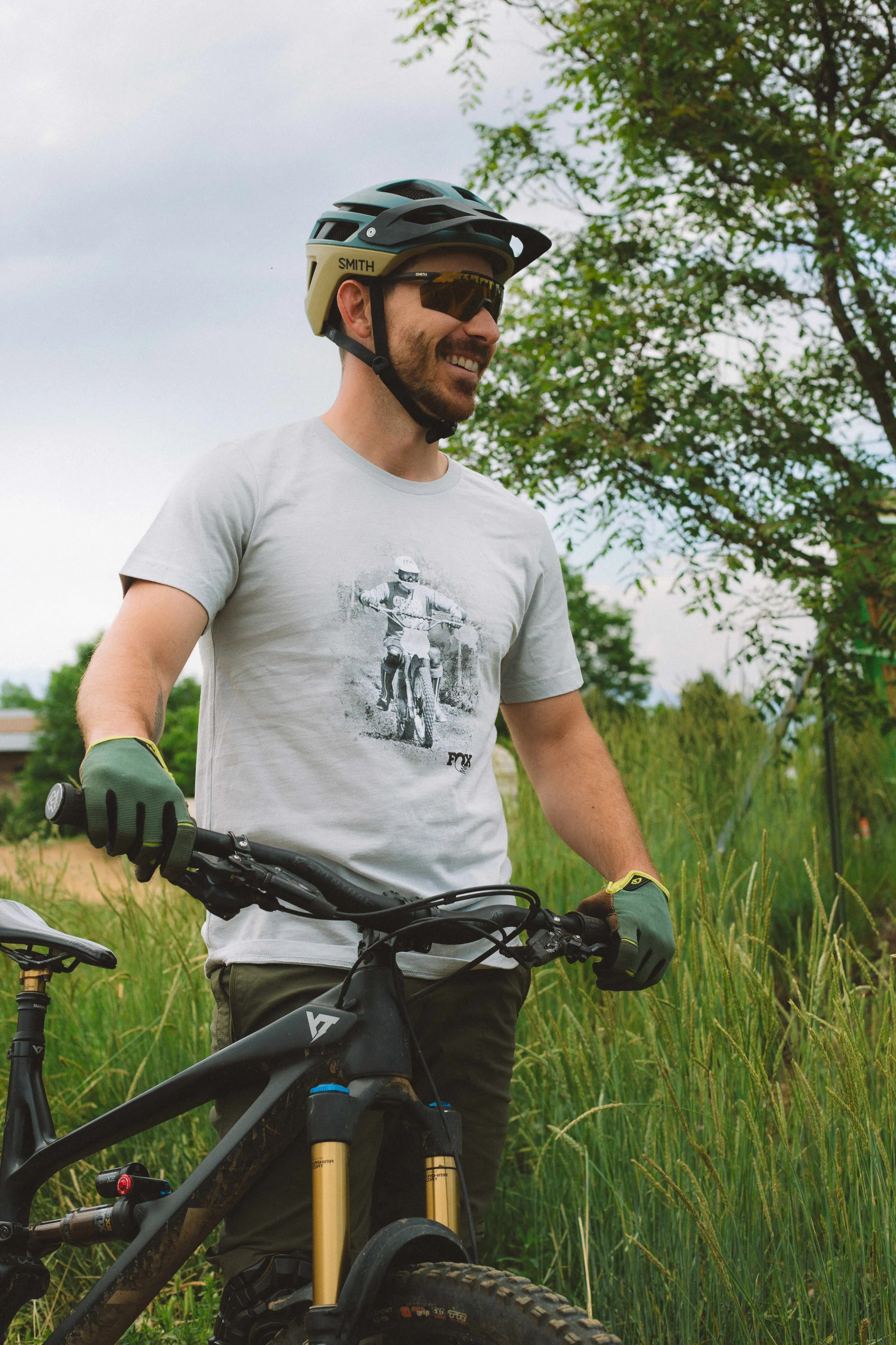Fox grey heritage tee by anthem branding 3